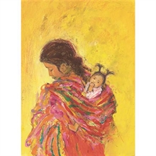 Postcards M.v.Zeyl - Maya kvinde med barn