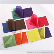 Dragepapir 16 x 16 cm, 11 ass farver pr. blok, 5 blokke a 100 ark