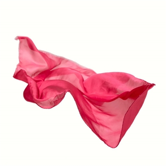 Sarah\'s Silks Legesilke 90 x 90 cm - rødviolet