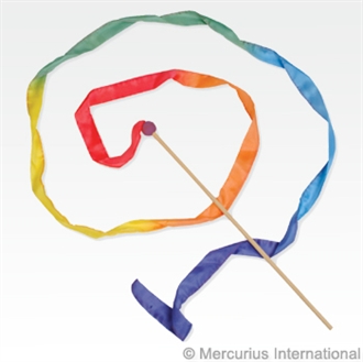 Silke Streamers - Regnbue med kugle<br />Mini 15 cm