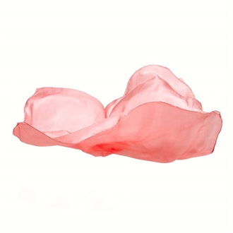 Sarah\'s Silks Legesilke 90 x 90 cm - laksefarve
